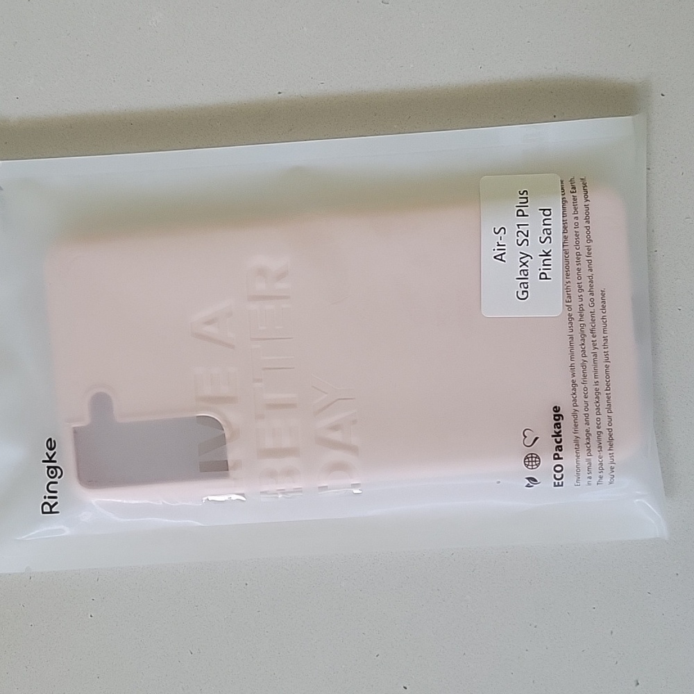 Galaxy S21+ Plus [AIR-S] Ringke Case Weightless as Air Light Cover Pink Sand